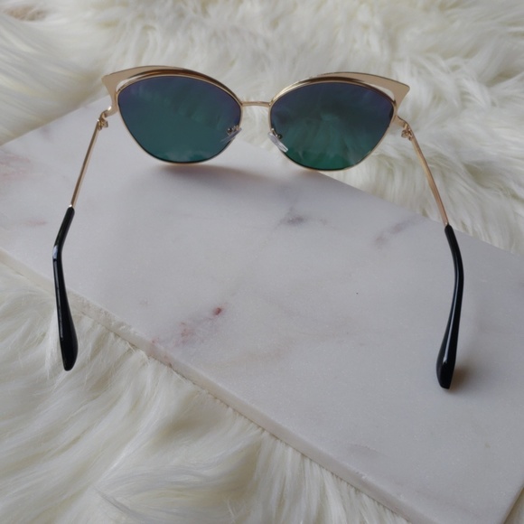 New arrival!🎅 Golden retro cat eye sunglasses - Picture 6 of 7